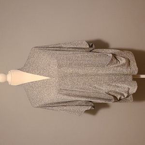 Gap Gray Cardigan Open Front With Pockets - Medium